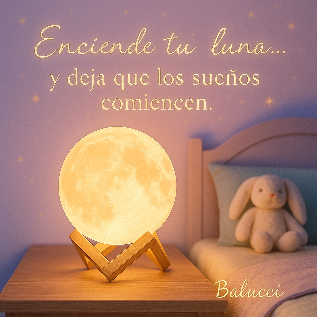 Lámpara Lunar – La Luna de los Sueños