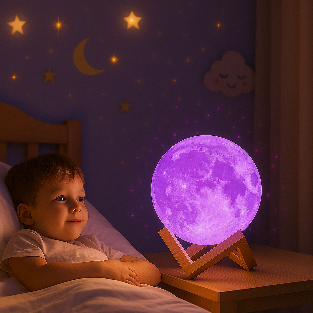 Lámpara Lunar – La Luna de los Sueños