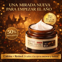 Contorno de Ojos con Cafeína y Retinol – Desinflama y Revitaliza