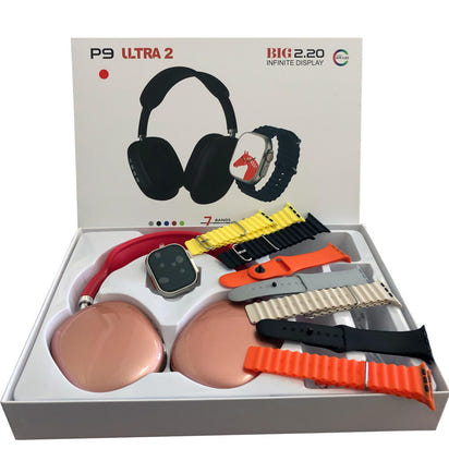 RELOJ SMART WATCH + AURICULARES DIADEMA