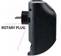 Calefactor Eléctrico Portátil Enchufable 1000W 110-220V con Mando a Distancia – Calor Instantáneo y Seguro